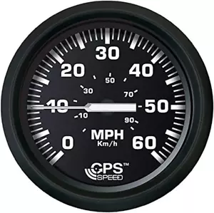 BEEDE Instruments BEEDE 32816 Euro Speedometer GPS (60 MPH) Studded - 4, Black - Picture 1 of 1