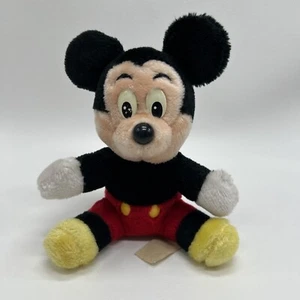 Vintage Disneyland Walt Disney World 7" Mickey Mouse Plush Stuffed Animal 80-90s - Picture 1 of 11