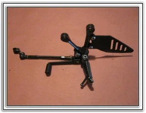 08-09 YAMAHA R6 YZF R6 R6R BLACK SHIFTER PEG REAR SET LEFT FOOT SHIFT - Picture 1 of 4