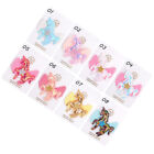 8 PCS Hair Clips for Girls Glitter Small Size Sequins Child