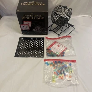CARDINAL CLASSICS Deluxe METAL BINGO CAGE SET - Picture 1 of 8