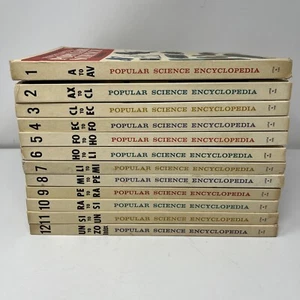 1963 ENCYCLOPEDIA POPULAR SCIENCE FOR YOUNG PEOPLE 1-12 COMPLETE in great shape - Picture 1 of 18