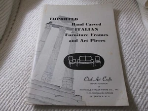 Vintage Katalog Invincible Parlor Frame Co. Paterson NJ handgeschnitzte Möbel - Bild 1 von 15