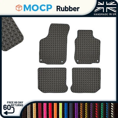 Alfombrillas de goma para coche Volkswagen Beetle 4 clips ovalados 1998-2005 Foto 1 de 4