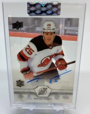2020-21 Upper Deck UD Clear Cut NOLAN FOOTE Rookie Autograph #CC-NF - Image 1 of 2
