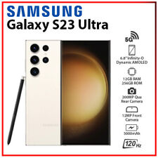 Samsung Galaxy S23 Ultra CREAM 12+256GB Dual SIM Android Cell Phone (SM-S918B)