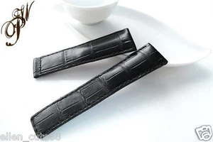 22MM x 18mm gator skin Band Strap Bracelet (FITS) Tag Heuer MONACO CARRERA - Picture 1 of 1