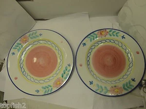 Jennifer Moore 7 1/2" Salat Brot Wüste Teller, handbemalt, Italien (gebraucht/EUC) - Bild 1 von 1