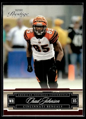 2007 Playoff Prestige Chad Johnson Cincinnati Bengals #32 - Image 1 of 2