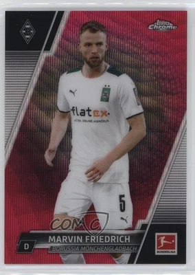 2021-22 Topps Chrome Bundesliga Magenta Wave Refractor /399 Marvin Friedrich #14 - Image 1 of 2