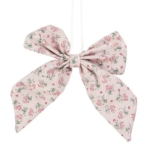 Northlight 5.5" Rosa Floral Lazo Único Navidad Arco Decoración - Imagen 1 de 4