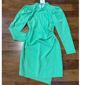 A.L.C. Mini Vestido Para Mujer Cady Jane Acanalado Manga Larga Como Nuevo Talla 00 Nuevo Con Etiquetas Moderno - Imagen 1 de 11