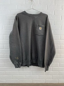 CARHARTT Original Fit Crewneck Midweight Pocket Mens Large Sweatshirt - Picture 1 of 9