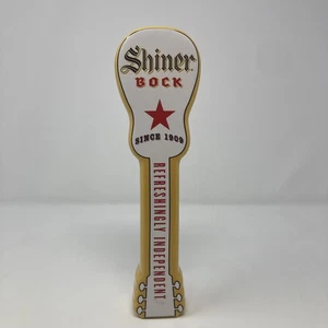 Seltene Shiner Bock Gitarre erfrischend unabhängig 9,5" Fassbier Zapfhahn Griff - Bild 1 von 6