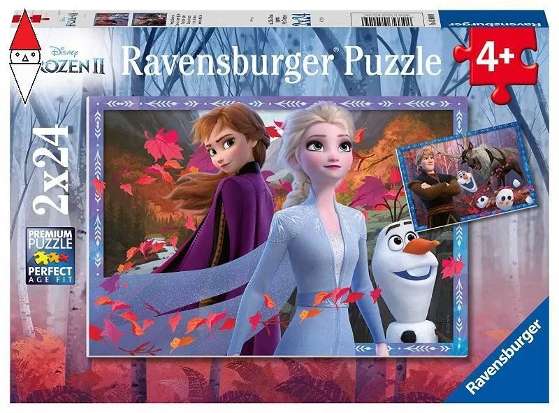 PUZZLE RAVENSBURGER PUZZLE 2X24 PZ FROZEN 2 - Immagine 1 di 1