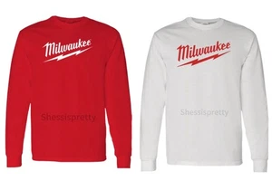 Milwaukee Tool Long-Sleeved Cotton T-Shirt, High-Quality Milwaukee Clothing - Bild 1 von 6