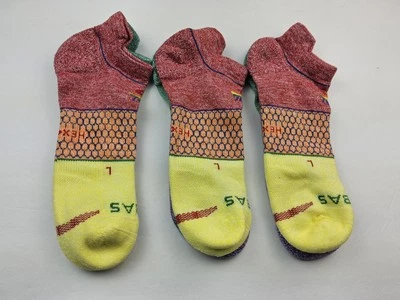 Lote de 3 pares de calcetines tobilleros deportivos Bombas Hex-Tec Rainbow Pride talla XL Foto 1 de 2