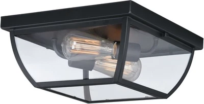 Vaxcel Lighting T0212 Granville 2 Light Outdoor Flush Mount - Bronze - Image 1 of 4