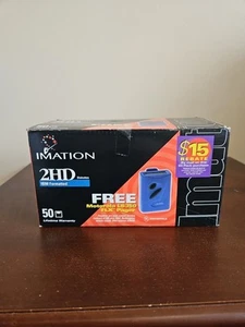 Imation 3,5" Disketten Disketten 1,44 2HD IBM Format 50 Stück NEU Open Box - Bild 1 von 9