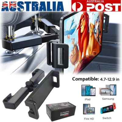 360° Mount Car Headrest Holder Seat Back Phone Tablet Universal for Apple iPad - image 1 of 4