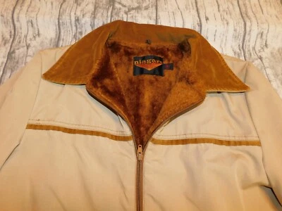 CHAQUETA DE COLECCIÓN AÑOS 70 NIAGARA FORRADA DE PIEL SINTÉTICA ROPA DE TRABAJO MECÁNICA ROCKABILLY HOMBRES L Foto 1 de 4