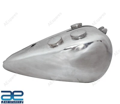 TANQUE DE COMBUSTIBLE DE GASOLINA DE ALEACIÓN DE ALUMINIO DE LA DÉCADA DE 1930 DE LA INDIA CHIEF SCOUT ANTES DE LA GUERRA Foto 1 de 4