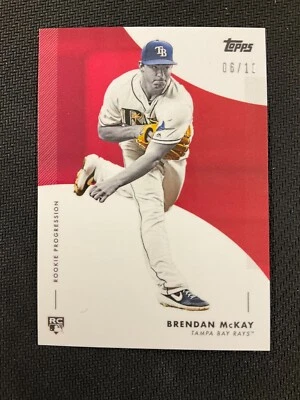 2020 Topps On Demand Rookie Progression #12 Brendan McKay Rookie Red /10 - Image 1 of 2