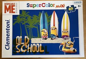 Minions Puzzle Super Color maxi von Clementoni - Old School - 60 Teile