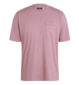 Camiseta de bolsillo con logotipo de Rapha talla L rosa ciclismo algodón T48 - Imagen 1 de 7