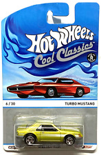 Hot Wheels Cool Classics Turbo Mustang Spectrafrost Antifreeze IN PROTECTO PACK