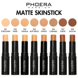 PHOERA Brighten Skin Color Long Oil Control Matte Concealer Contour Makeup Stick - Picture 1 of 20