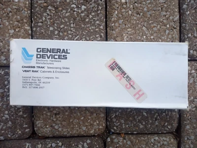 General Devices B-307-2 2U End Mounting Brackets for C-230 slide rails - Image 1 of 4