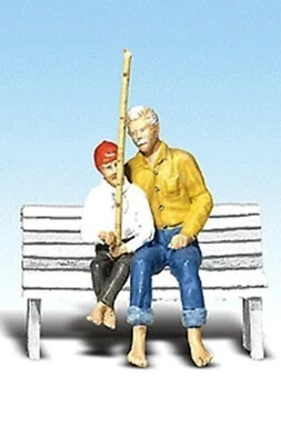 Woodland Scenics A2534 G Scale Frank & Son Fishing - Image 1 of 4