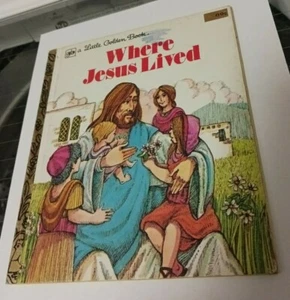 1977 Little Golden Book Hardcover Where Jesus Lived - Bild 1 von 1