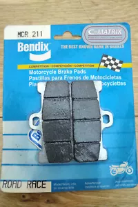 New BENDIX MCR211 Brake Pads Road Race Compound - Picture 1 of 3