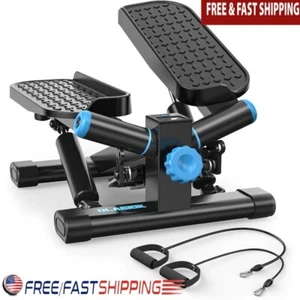 Twist Stepper Mini Exercise Machine W/ Resistance Bands LCD Monitor Home Workout - Picture 1 of 8
