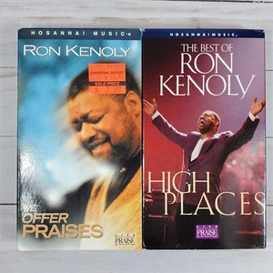 2 VHS Hosanna Music- Ron Kenoly: We Offer Praises & High Places God Faith Lot - Picture 1 of 4