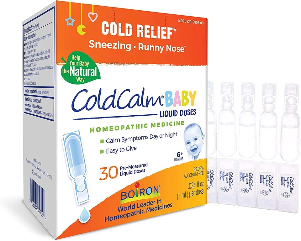 Boiron ColdCalm Baby Liquid Doses Cold Relief, Sneezing, Runny Nose - Image 1 of 1