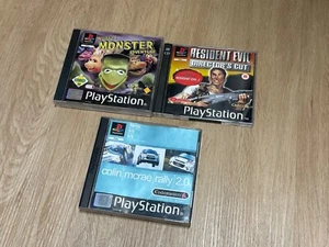 Muppet Monster Adventure, Colin McRae Rally 2.0, Resident Evil PS1 games - Bild 1 von 9