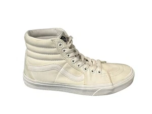 Women’s Vans SK8 HI Women’s White & Beige Cavas HI Tops - Size 7.5 - Picture 1 of 12