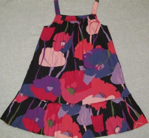 GAP Sundress Bold Floral Ruffle Classic Summer Dress Girls 8 - Picture 1 of 4
