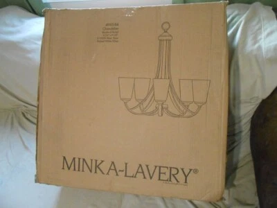 Люстра Minka Lavery 4965 Overland Park 5 ламп 26 дюймов Вт Vantage - никелевая - Изображение 1 из 3