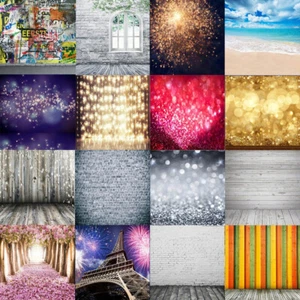 Vinyl Photo Backdrop Brick Wood Photography Background Studio Fashion Party Prop - Picture 1 of 92