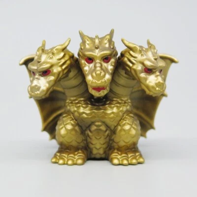 Godzilla KING GHIDORAH Sofubi Kaiju Finger Puppet Japanese Toy 5cm Tall - Image 1 of 3