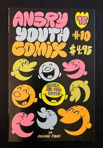 Angry Youth Comix #10 Nice "All Gag" 48 Pg. Issue Johnny Ryan Fantagraphics 2006 - Picture 1 of 2