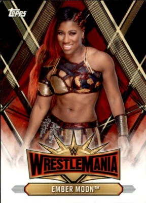 Ember Moon 2019 Topps WWE Road To Wrestlemania Roster Card #WM-47 - Image 1 of 2