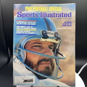 Kenny Stabler Oakland Raiders SPORTS ILLUSTRATED MAGAZINE Pro Football 9/19/77! - Picture 1 of 2