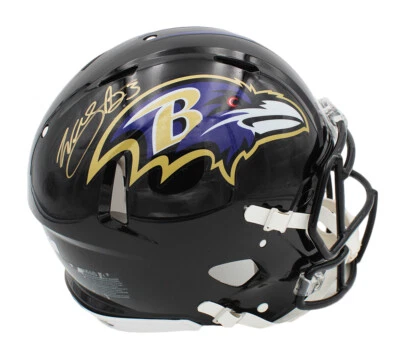 Willis McGahee Signed Baltimore Ravens Speed Authentic NFL Helmet Foto 1 de 3
