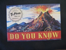 TY-PHOO TEA - "DO YOU KNOW ?" - EMPTY UNUSED ALBUM - CIRCA 1962