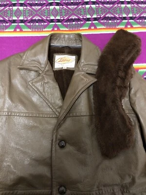 CHAQUETA DE CUERO VINTAGE LAKELAND FIGHT CLUB EXCELENTE ESTADO NO MUY USADA 42 ABRIGO Foto 1 de 4